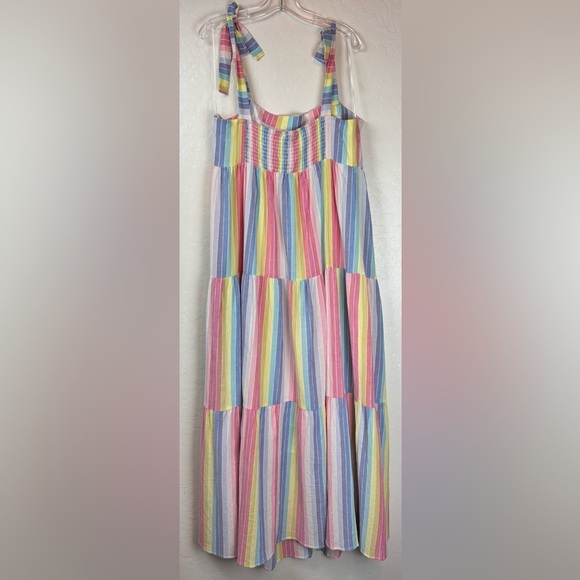 Draper James Multicolor Striped Maxi Dress - Picture 5 of 10